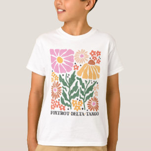 Subtiles Anti-Trump-Blumen-Boho-T-Shirt, Nicht mei T-Shirt