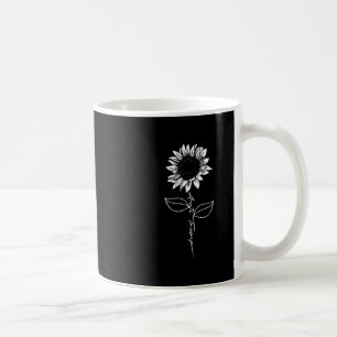 Subtiles Anti-Trump-Shirt Blumen Sonnenblume 1  Kaffeetasse