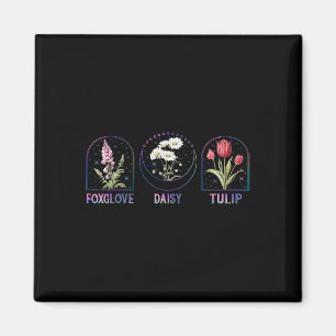 Subtiles florales Anti-Trump-Shirt Blumen Fingerhu Magnet