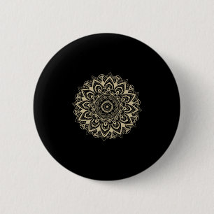 Subtiles Mandala 8647 Widersteht Anti Trump Femini Button