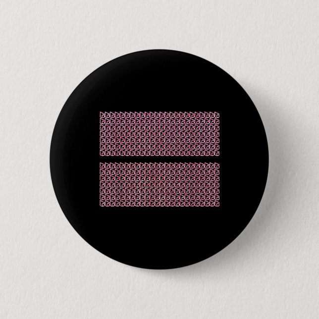 Subtle 67 Six Seven Brainrot Hidden Message Gen Al Button (Vorderseite)