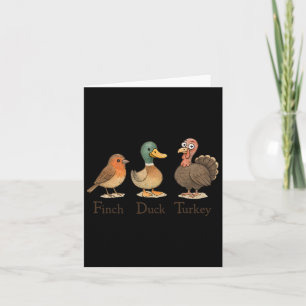 Subtle Bird Anti Trump Shirt Retro Bird Finch Duck Karte