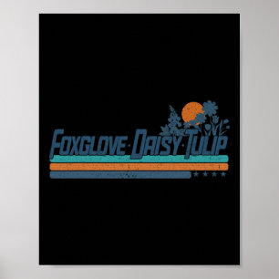 Subtle Boho Blume Trump Resist Shirt Foxglove Da Poster