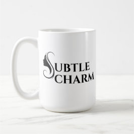 Subtle Charm Elegant Feminine Typography Kaffeetasse