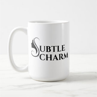 Subtle Charm Elegant Feminine Typography Kaffeetasse