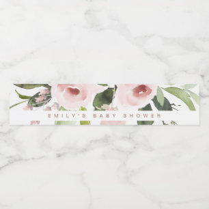 SUBTLE FARBWASH BLUSH PINK FLORAL BABY DUSCHE