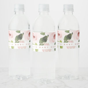 SUBTLE FARBWASH BLUSH PINK FLORAL BABY DUSCHE