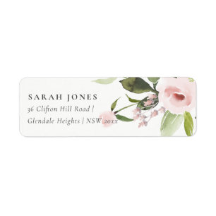 SUBTLE FARBWASH BLUSH PINK FLORAL BUNCH ADRESSE