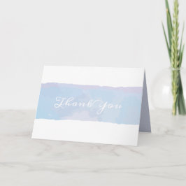 SUBTLE WATERCOLOR Bat Bar Mitzvah Dankeschön Karte