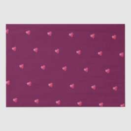 Subtle Wine Red Valentine Seidenpapier