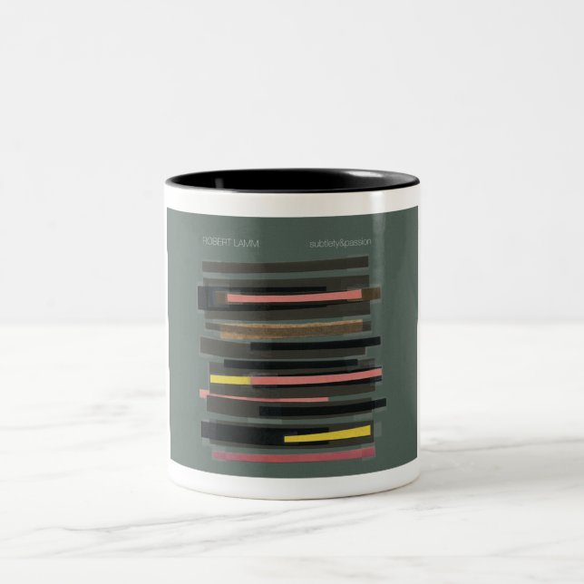 Subtlety&Passion Kaffee-Tasse Zweifarbige Tasse (Mittel)
