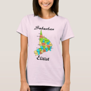 Suburban Elitist - Fairfield County Long Sleeve T-Shirt