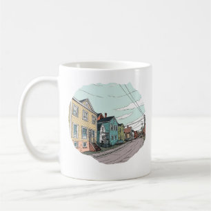 SUBURBAN NAGHBORHOOD GEORGE STREET NEWFOUNDLAND KAFFEETASSE
