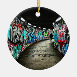 Subway Graffiti Art Keramik Ornament