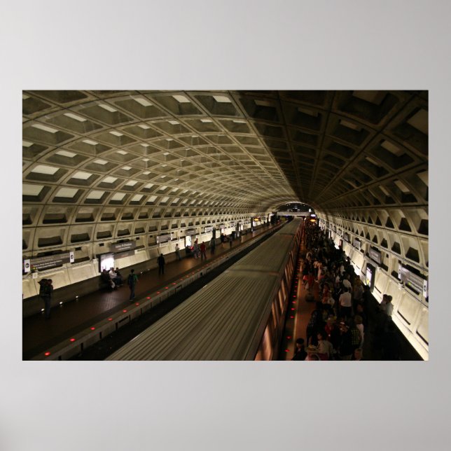 Subway in Washington, D.C. Poster (Vorne)