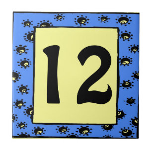 Subway Tiles Blue Frame Stars bearbeiten Text Fliese