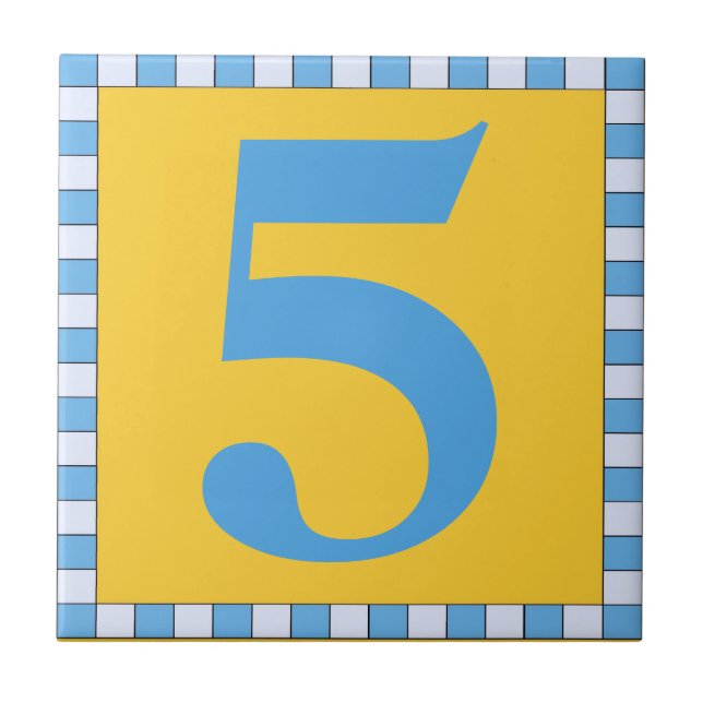 Subway Tiles Karo Frame Edit Number Fliese (Vorderseite)