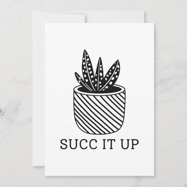 Succ it up dankeskarte (Vorderseite)