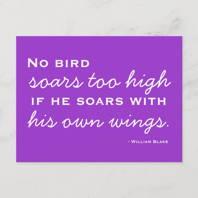 Succès, inspiration - Carte Postale Motivationnell (Devant)