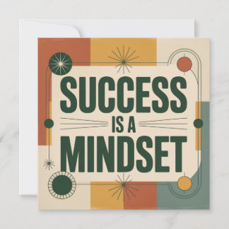 Success Is A Mindset Einladung
