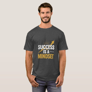 Success Is a Mindset – Motivational Quote T-Shirt 