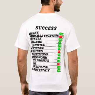  "Success Slogan T-Shirt – Motivational Tee for Ac