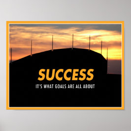 Success Through Goals Poster
