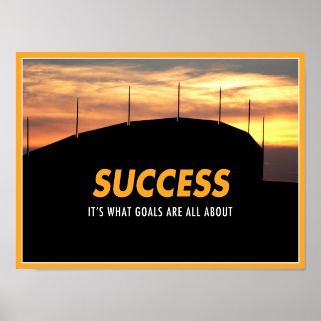 Success Through Goals Poster (Vorne)