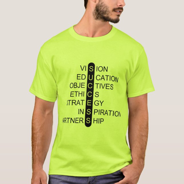 Success - Vision -  Education - Objectives  T-Shirt (Vorderseite)