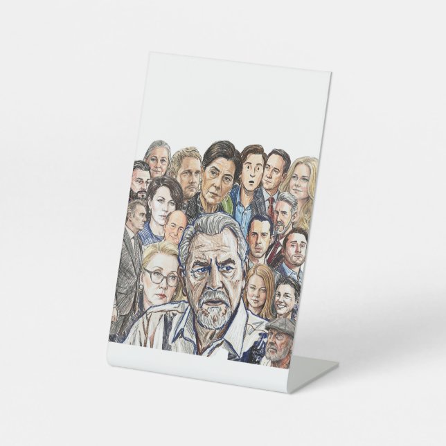 Succession - Collage Sockelschild (Vorderseite)
