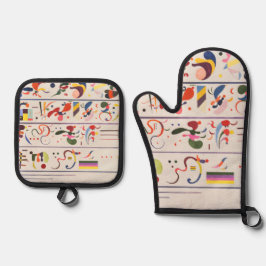 Succession, Kandinsky Ofenhandschuh & Topflappen-Set