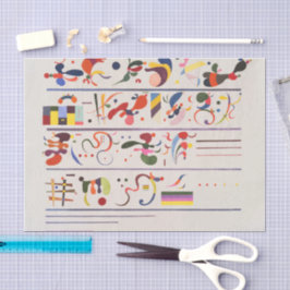 Succession, Kandinsky  Seidenpapier