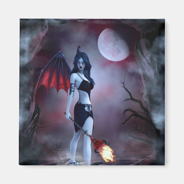 Succubus Fantasy Magnet (Vorne)