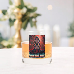 Succubus Kontakt am Kreuzweg: Anime Lilin Dämon Whiskyglas