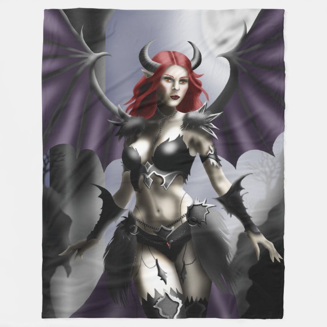 Succuby Fleecedecke (Vorderseite)