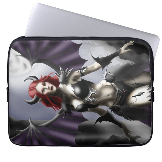 Succuby Laptopschutzhülle (Vorderseite)