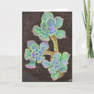 Succulent 2 karte