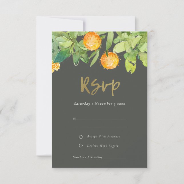SUCCULENT CACTUS JARDIN FLORAL WATERCOLOR RSVP (Devant)