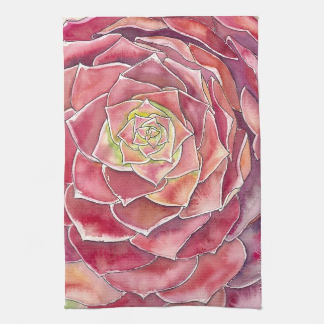 Succulent Serviette De Cuisine (Vertical)