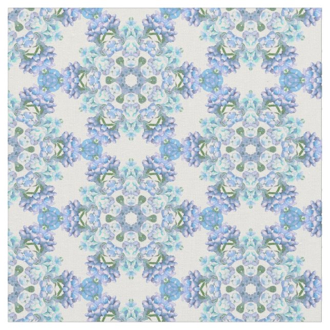 Succulent Snowflakes Stoff (Nahaufnahme)