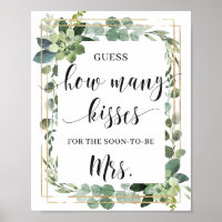 Succulent Wie viele Küsse für die bald zu untersch