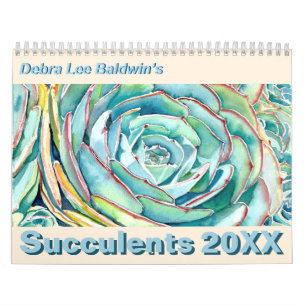Succulents 2020 Calendar by Debra Lee Baldwin Kalender