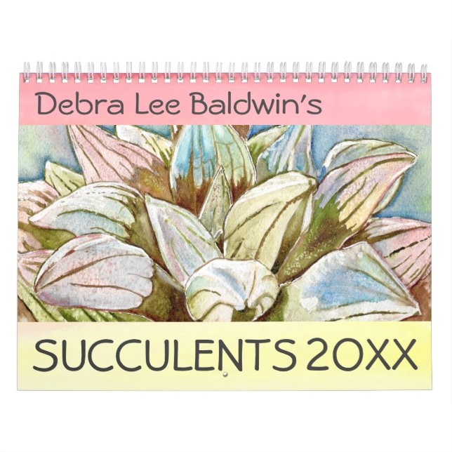 Succulents 202X Calendar Kalender (Titelbild)