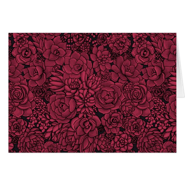 Succulents à Viva Magenta- Couleur de l'année 2023 (Devant horizontal)