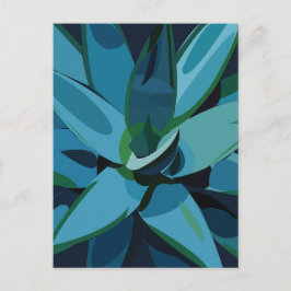 Succulents Blue Agave Cactus succulents Postkarte