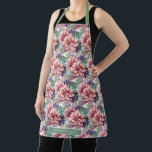 Succulents Cacti Gardening Apron Schürze<br><div class="desc">Add a pop of color to your gardening with this cactus and succulent floral gardening apron! Featuring vibrant cactus and succulent patterns blended with cheerful florals, this apron is perfect for plant lovers who want style and practicality in one. Crafted from durable, high-quality fabric, it protects your clothes while giving...</div>