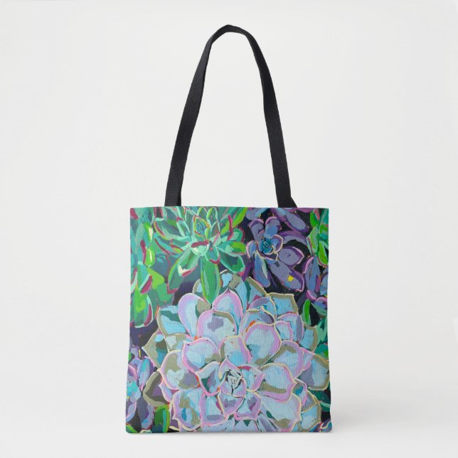 Succulents dual-sided Tote Bag (Devant)