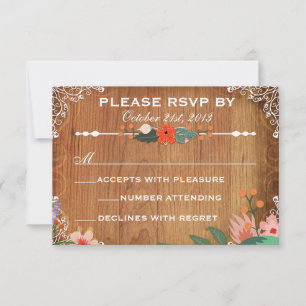Succulents Floraux Mariage Rustique rsvp