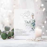 Succulents Greenery Silver Blätter Engagement Part