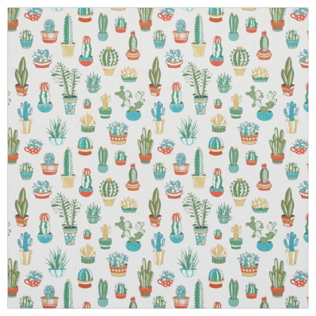 Succulents-Muster Stoff (Muster)